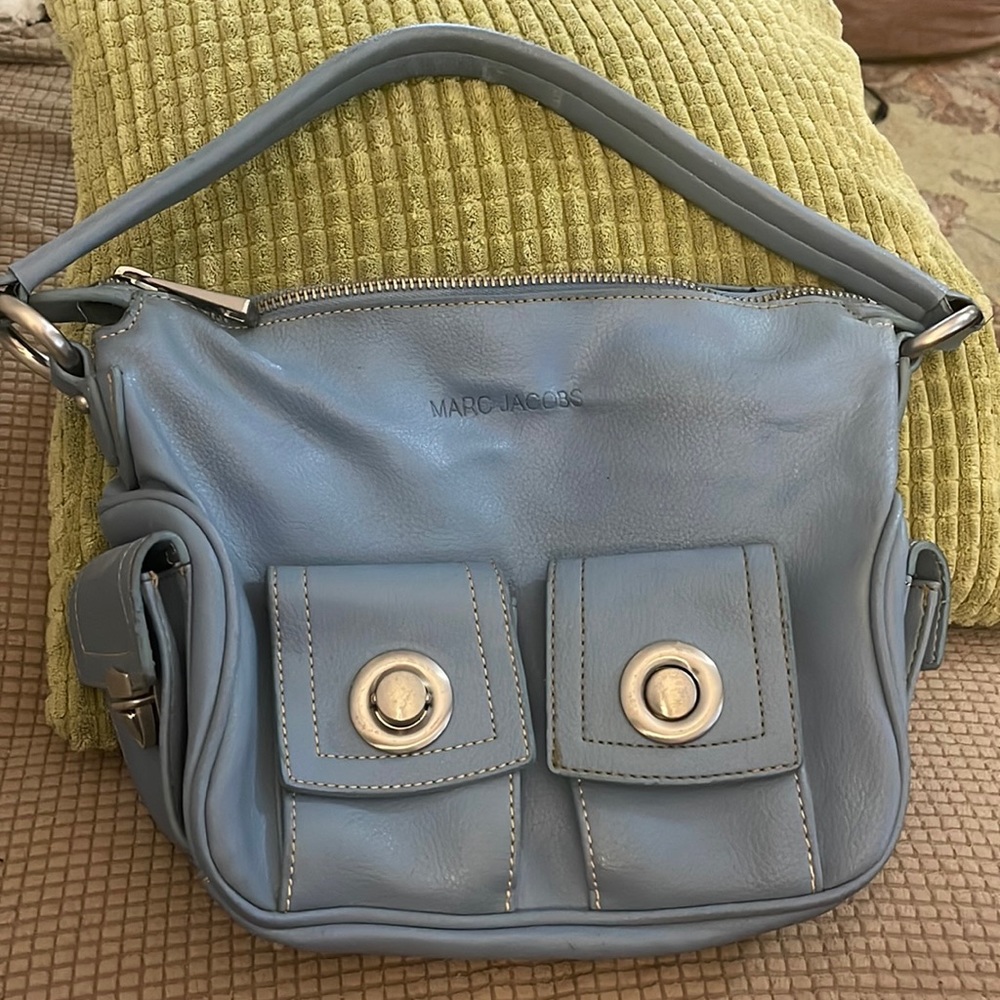 Marc Jacobs Baby Blue Leather Handbag